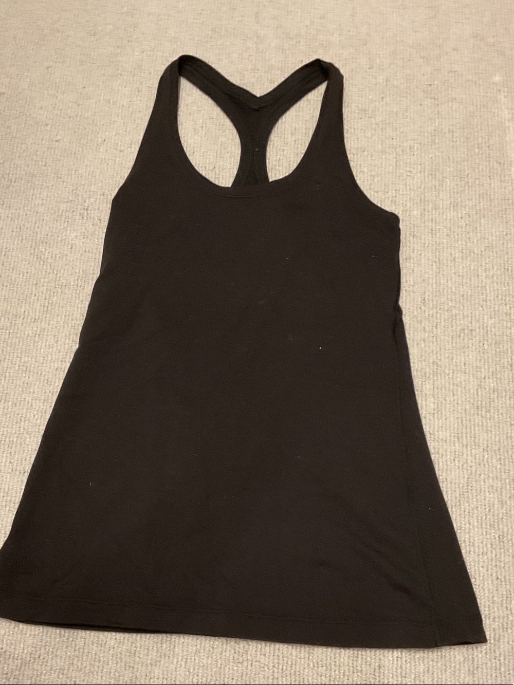 lululemon athletica Black Racerback Tank